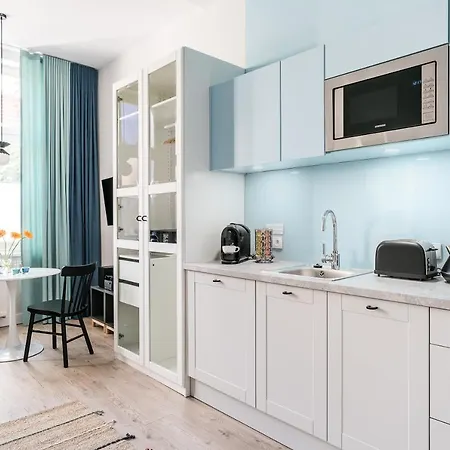 Apartament Sanhaus - Fiszera 6 - 2 Minuty Od Deptaka, 5 Minut Od Plaży