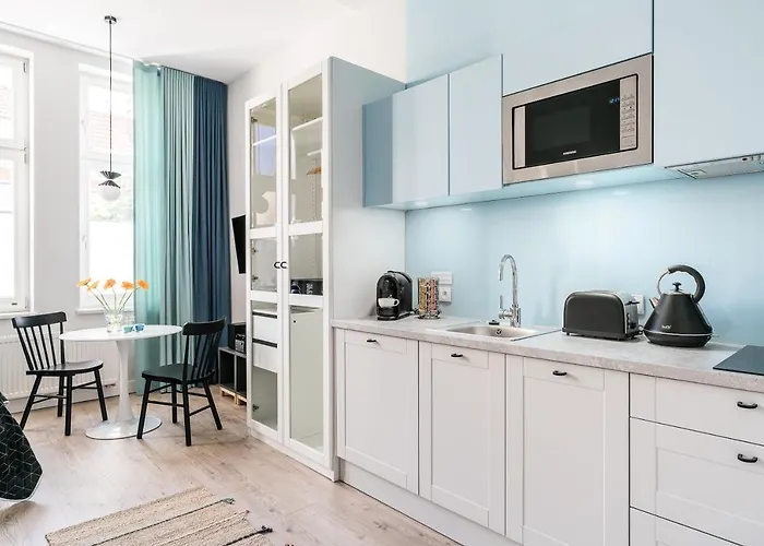 Apartament Sanhaus - Fiszera 6 - 2 Minuty Od Deptaka, 5 Minut Od Plaży