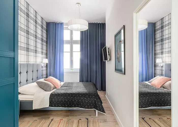 Apartament Sanhaus - Fiszera 6 - 2 Minuty Od Deptaka, 5 Minut Od Plaży