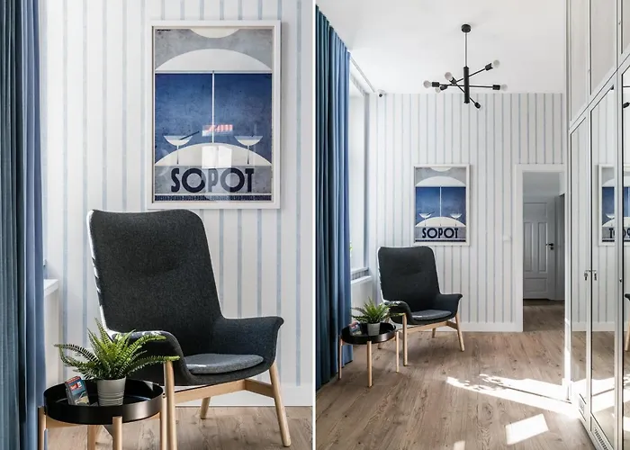 Apartament Sanhaus - Fiszera 6 - 2 Minuty Od Deptaka, 5 Minut Od Plaży *